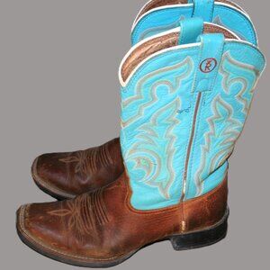 Vintage Ladies Tony Lama Cowboy Boots - Style # RR2101 - Size 6